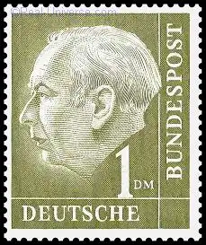 BRD - Michelnummer 194 - Theodor Heuss - gestempelt