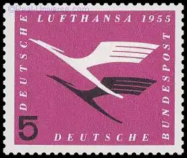 BRD - Michelnummer 205 - Deutsche Lufthansa - gestempelt