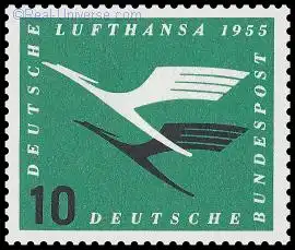 BRD - Michelnummer 206 - Deutsche Lufthansa - gestempelt