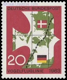 BRD - Michelnummer 399 - Vogelfluglinie - gestempelt