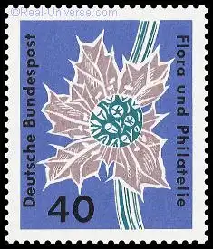 BRD - Michelnummer 395 - Briefmarkenausstellung - Flora und Philatelie - gestempelt