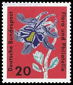 BRD - Michelnummer 394 - Briefmarkenausstellung - Flora und Philatelie - gestempelt
