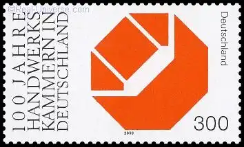 BRD - Michelnummer 2124 - 100 Jahre Handwerks-kammern in Deutschland - gestempelt