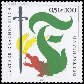 BRD - Michelnummer 2207 - Further Drachenstich - gestempelt