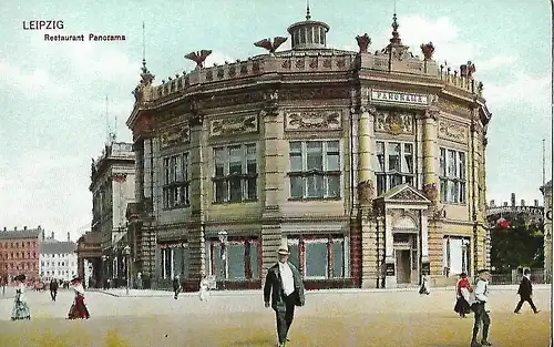 AK Leipzig. Restaurant Panorama. ca.1906, Verlag Trinks & Co.