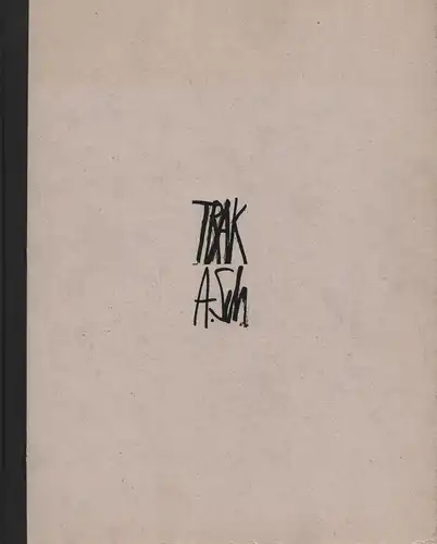 Buch: Annette Schröter, TRAK Wendisch, 1993, Galerie Tammen & Busch, gut