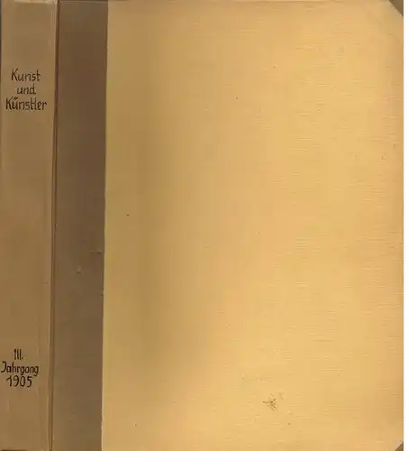 Kunst und Künstler. 7 Hefte aus den Jahrgängen II-V, 1904 ff., Bruno Cassirer