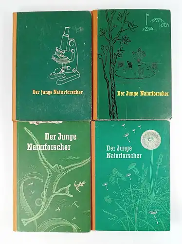 Buch: Der junge Naturforscher 1-4, 1951 ff, Der Kinderbuchverlag, gebraucht, gut