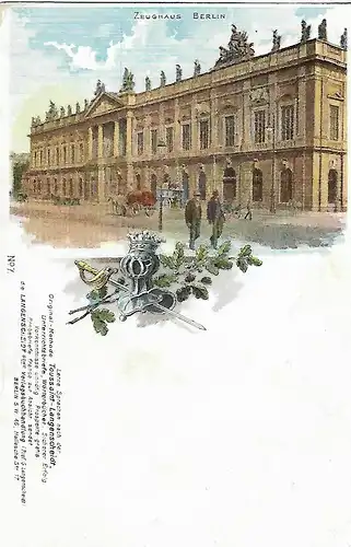 AK Zeughaus Berlin. ca. 1915, Postkarte, gut