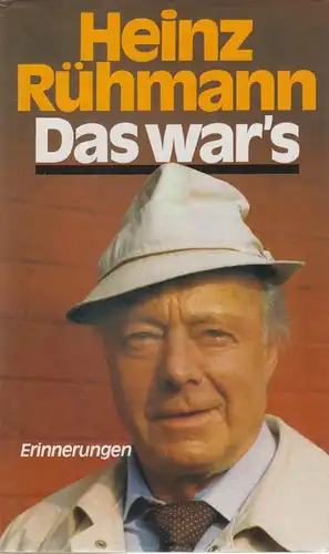 Buch: Das war's, Rühmann, Heinz. Ca. 1980, Deutsche Buch-Gemeinschaft