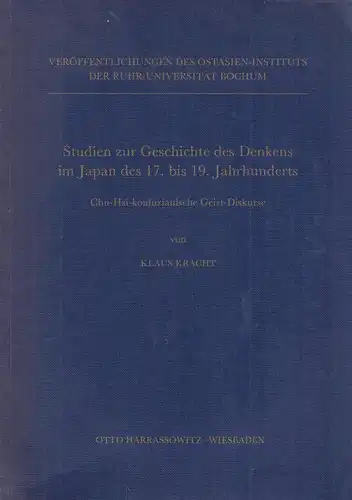 Buch: Studien zur Geschichte des Denkens im Japan..., Kracht, Klaus, 1986