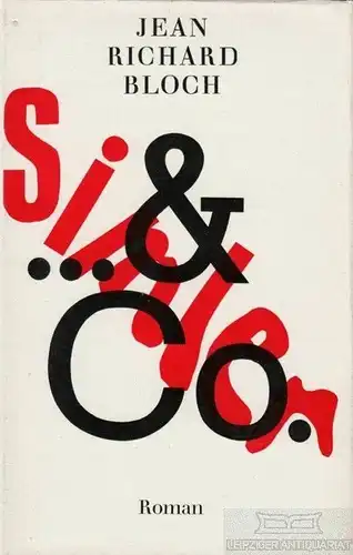 Buch: & Co, Bloch, Jean Richard. 1963, Verlag Volk und Welt, Roman