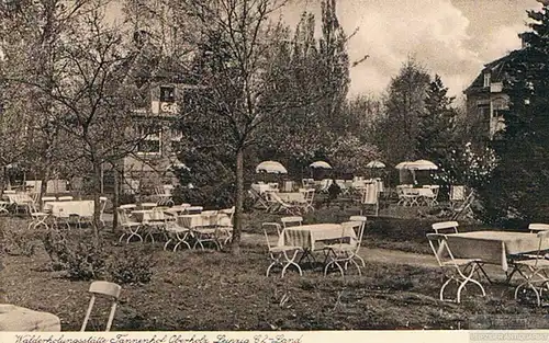 AK Walderholungsstätte Tannenhof Oberholz Leipzig C2-Land. ca. 1934, Postkarte