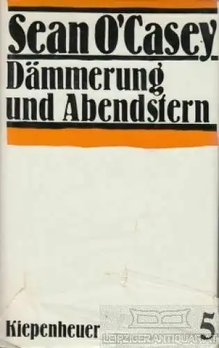 Buch: Dämmerung und Abendstern, O'Casey, Sean. Werke, 1988, gebraucht, gut