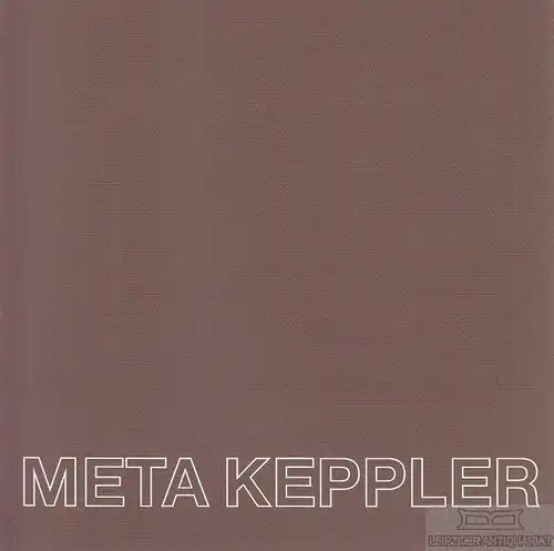 Buch: Meta Keppler, Ballarin, W. 1996, Neue Sächsische Galerie, gebraucht, gut