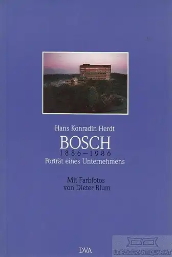 Buch: Bosch, Herdt, Hans Konradin. 1986, Deutsche Verlags-Anstalt