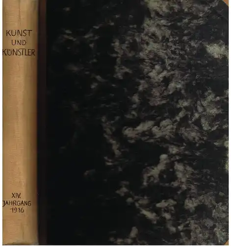 Kunst und Künstler. Jahrgang 14, Scheffler, 1916, Bruno Cassirer, gebraucht, gut