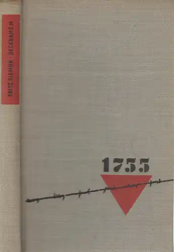 Buch: Deckname M. Siemon, Fritz, 1961, Mitteldeutscher Verlag, gebraucht, gut