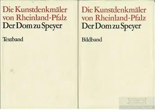 Buch: Der Dom zu Speyer, Kubach, Hans Erich / Haas, Walter. 2 Bände, 1972
