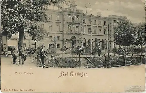 AK Bad Kissingen. Conversationssaal ca. 1915, Postkarte. Ca. 1915