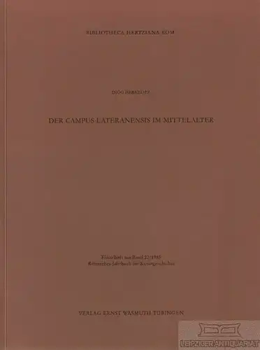 Buch: Der Campus Lateranensis im Mittelalter, Herzklotz, Ingo. 1985