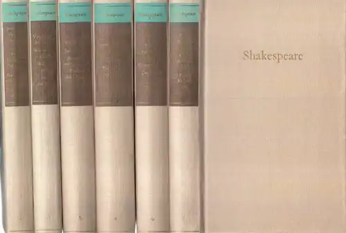 Buch: Dramatische Werke in sechs Bänden, Shakespeare, William. 6 Bände, 1964