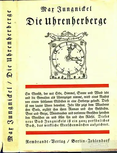 Buch: Die Uhrenherberge, Jungnickel, Max. Neue europäische Erzähler