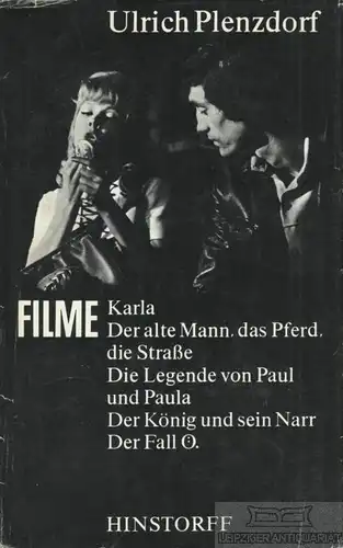 Buch: Filme 2, Plenzdorf, Ulrich. Filme, 1988, Hinstorff Verlag, gebraucht, gut