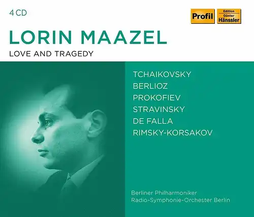 CD-Box: Lorin Maazel - Love and Tragedy, 4 CDs, 2018, Profil, Musik, Klassik