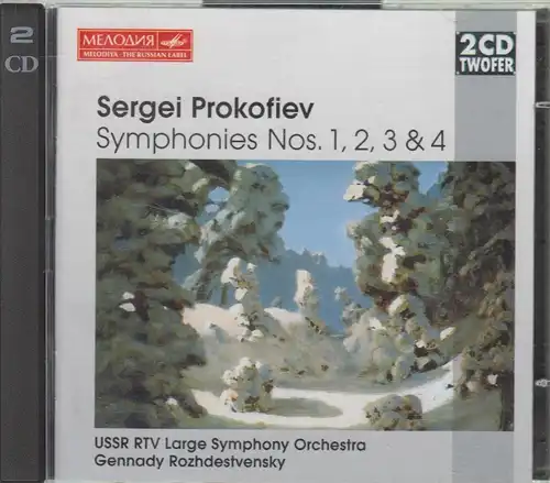 Doppel-CD: Sergei Prokofieff - Sinfonies Nos. 1, 2, 3 & 4, 1999, BMG, Musik
