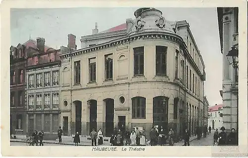 AK Maubeuge. le Theatre. ca. 1915, Postkarte. Ca. 1915, gebraucht, gut