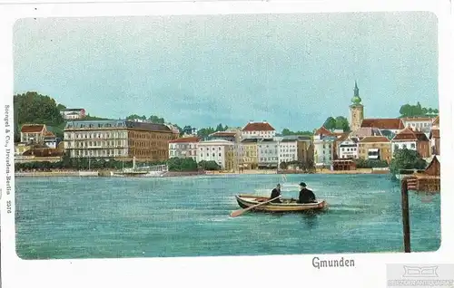 AK Gmunden. ca. 1913, Postkarte. Serien Nr, ca. 1913, Verlag Stengel & Co
