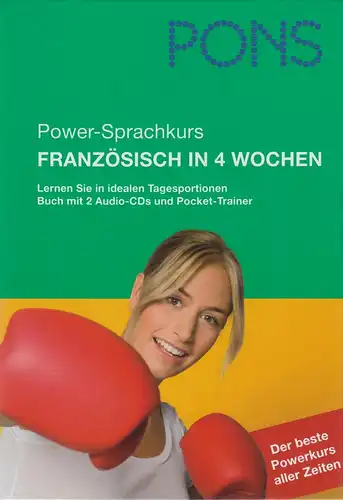 Box: PONS Power-Sprachkurs Französisch in 4 Wochen, 2010. (2 Bücher, 2 CDs)