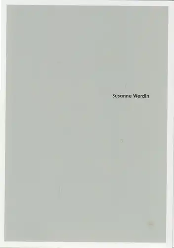 Postkarten: Susanne Werdin, 23 Postkarten in Kartonmappe, 2014, Huber & Treff