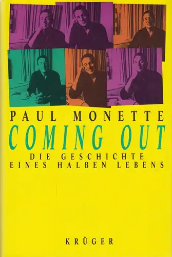 Buch: Coming Out, Monette, Paul, Krüger Verlag, 1994, sehr guter Zustand