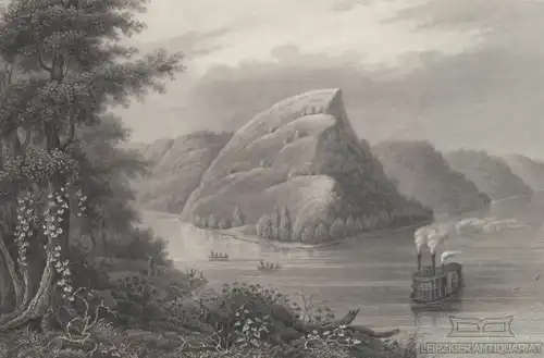 Cap a L Ail. aus Meyers Universum, Stahlstich. Kunstgrafik, 1850, gebraucht, gut