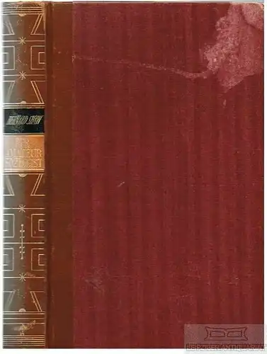 Buch: Der Amateur-Sozialist, Shaw, George Bernard. Bernard Shaw - Romane, 1928