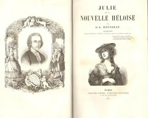 Buch: Julie ou la Nouvelle Héloise, Rousseau, J. J. 1875, gebraucht, gut