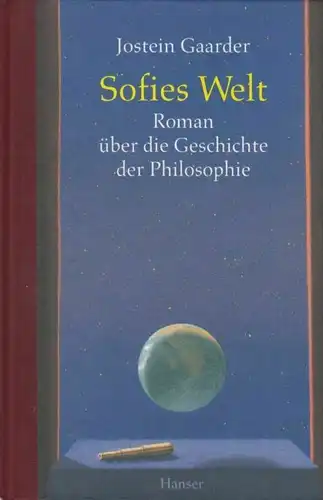 Buch: Sofies Welt, Gaarder, Jostein. 1994, Carl Hanser Verlag, gebraucht, gut