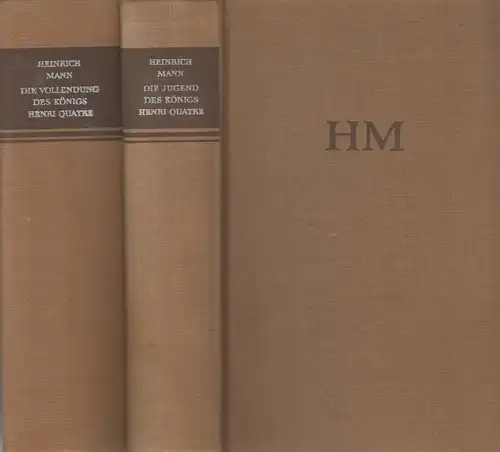Buch: Henri Quatre, 2 Bände. Mann, Heinrich, 1962, Aufbau Verlag, gebraucht, gut