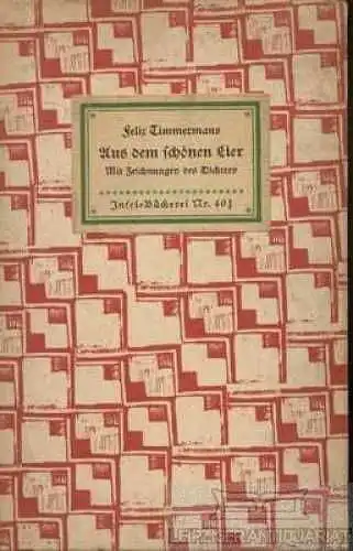 Insel-Bücherei 401, Aus dem schönen Lier, Timmermans, Felix, Insel-Verlag