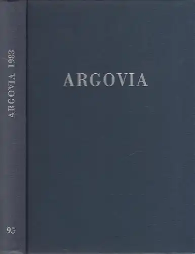 Buch: Argovia Band 95 / 1983, Verlag Sauerländer, gebraucht, sehr gut