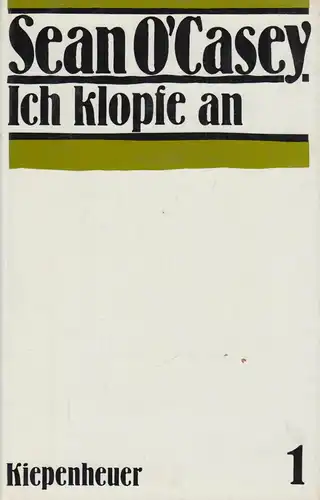 Buch: Ich klopfe an, O'Casey, Sean. Werke, 1980, Gustav Kiepenheuer Verla 308489