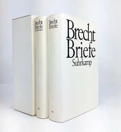 Buch: Briefe. 2 Bände, Brecht, Bertolt, 1981, Suhrkamp Verlag, gebraucht, gut