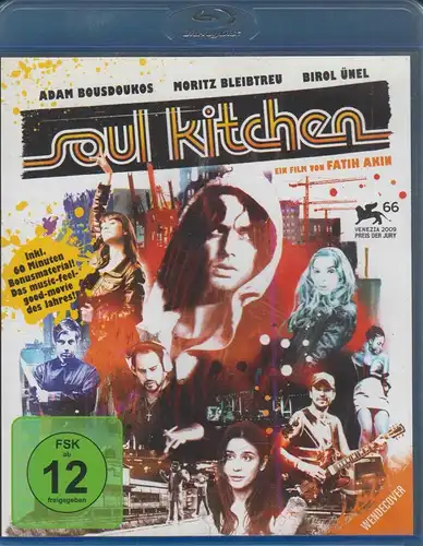 Blu-ray: Soul Kitchen. 2010, Fatih Akin, Moritz Bleibtreu, Adam Bousdoukos