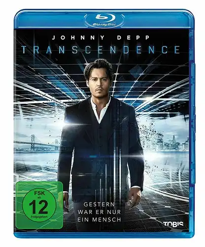 Blu-ray: Transcendence, 2014, Johnny Depp, Rebecca Hall, Paul Bettany
