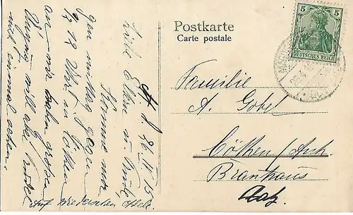 AK Bismarck, Postkarte, 1915, Verlag G. Heuer & Kirmse