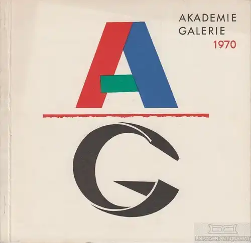 Buch: Akademie Galerie 1970, Ludwig, Horst-Jörg. 1970, März/April 1970