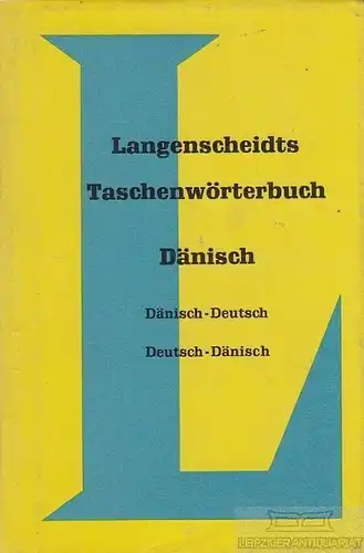 Buch: Langenscheidts Taschenwörterbuch Latein, Henningsen, Henning. 1956