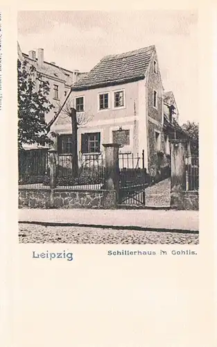 AK Leipzig. Schillerhaus in Gohlis, Postkarte. Nr. 581, Verlag Robert Bäcker